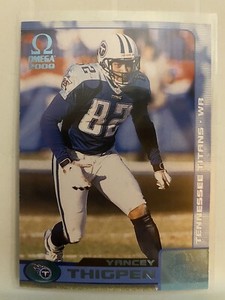 2000 Pacific Omega Platinum Blue #143 Yancey Thigpen #09/51