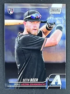 Seth Beer RC 2022 Stadium Club Chrome Rookie Card #98 Arizona Diamondbacks - Foto 1 di 2