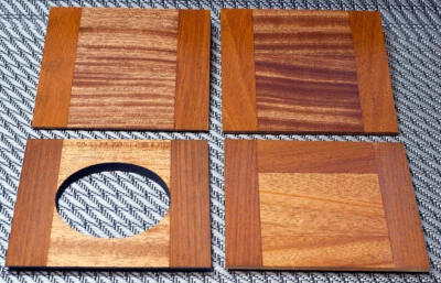 1 LENS BOARD 5.5" x 5.5" for a first model SVEDOVSKY 8"x10"- Solid Mahogany wood - Image 1 of 4