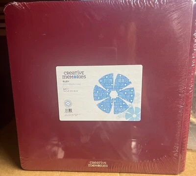 NUEVO EN PAQUETE NUEVO Creative Memories 12x12 Bisagra Flexible Álbum Cubierta Álbum de Recortes Rojo Oscuro  Foto 1 de 2