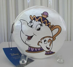 Disney Danielle Nicole Beauty & the Beast Mrs Potts Chip Cosmetic Clutch Bag NWT - Picture 1 of 7