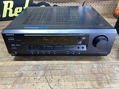 Onkyo Stereo AV Receiver HT-R340 Dolby Digital Pro Logic II 5.1 Surround Sound  - Image 1 of 4