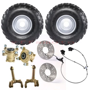 Conjunto de freno de volante delantero de 4 pernos 19x7-8"" para carro Taotao Go - Imagen 1 de 25