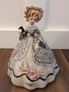 Vintage Josef Originals 1850 Ante-Bellum Serie Melonie seltene Figur grau schwarz - Bild 1 von 10
