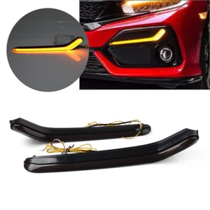 Daytime Running Lights DRL Turn Signal Light For Honda Civic Hatchback 2020-2021 - Picture 1 of 15