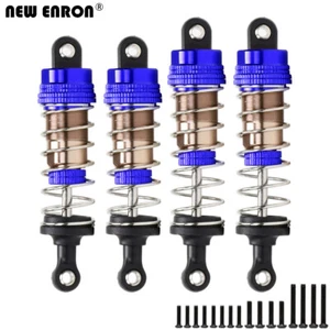 4xAluminum Oil Damper Shock Absorber For RC 1/12 1/14 1/16 Tamiya Traxxas Kyosho - Picture 1 of 34