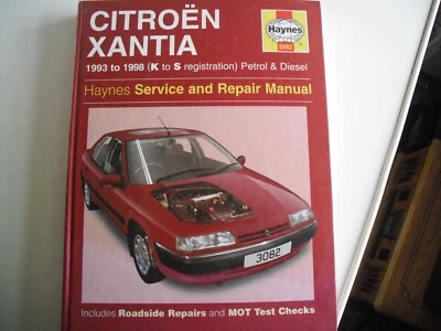 Citroen Xantia 1993 -1998 Haynes Repair Manual - Image 1 of 4