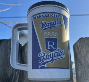 Vintage Kansas City Royals 22oz Insulated Beverage Mug Betras 2000 FREE SHIPPING - Picture 1 of 11