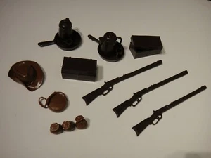 Marx Original Johnny West Accessories BOTW - Johnny Jane Jamie Jay Janice Josie - Picture 1 of 21