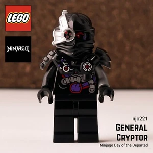 🌈 LEGO General Cryptor Minifigure njo221 Ninjago Day of the Departed - Imagen 1 de 6