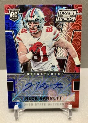 Nick Vannett Prizm Collegiate Draft Picks 2016 RC/25 autógrafo #128 Foto 1 de 2