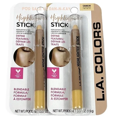 L.A.Colors  HIGHLIGHTER STICK, C68636-HIGHLIGHTER , Lot Of 2 New & Sealed - Image 1 of 3