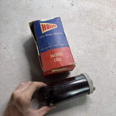 Holley 6 voltios MASTER BOBINA DE ENCENDIDO de colección Sprint Car Gasser HOT RAT ROD NOS Foto 1 de 4