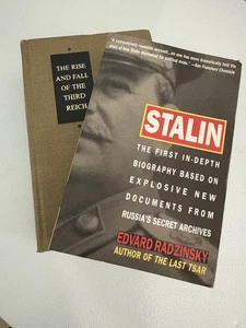 Vintage 1960- The Rise And Fall Of The Third Reich and Stalin-a Biography  - Picture 1 of 7