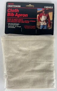 Sears Craftsman Stoff Latzschürze Canvas Werkzeug Zimmermann 14 Taschen Einheitsgröße neu aus altem Lagerbestand - Bild 1 von 3
