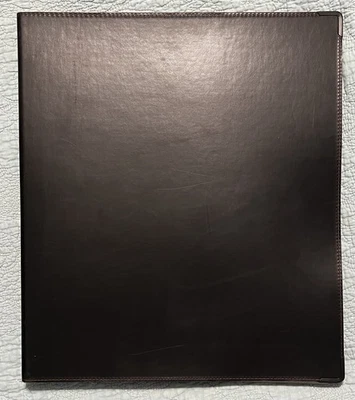 Portafolio profesional de cuero para arte o fotografía ~ 2 insertos de 10 ~ 40 mangas Foto 1 de 4