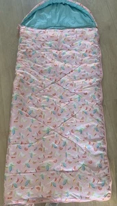 Mountain Warehouse Apex Mini Square Kids Sleeping Bag - Pink Unicorn - Picture 1 of 7