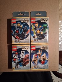 Y2K LEGO Star Wars Minifigure Packs! Complete Set of  4 (3340, 3341, 3342, 3343)