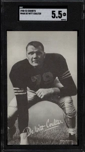 1948 W468 Exhibit Football DE WITT COULTER (SP) New York Giants SGC EX+ 5.5 - Picture 1 of 2