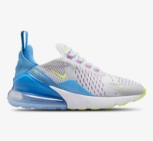 Nike Air Max 270 AC grau/gelb große Kindergröße passt Damengröße neu mit Karton - Bild 1 von 6