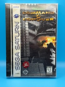 Sega Saturn - Command & Conquer - CIB- Sealed in Reshrink