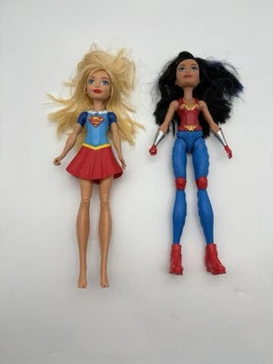 Экшн-фигурки кукол DC Super Hero Girls 12 дюймов Super Girl и Wonder Woman - Изображение 1 из 4