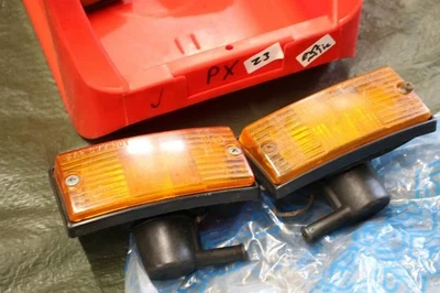 original Siem Blinker SATZ vorne Vespa PX 125 150 200 T5 125 Indicator Set Front - Bild 1 von 4