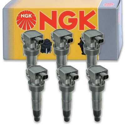 Bobinas de encendido NGK de 6 piezas para Kia Sedona 2006-2018 3,3 L 3,5 L 3,8 L V6 Spark je Foto 1 de 4