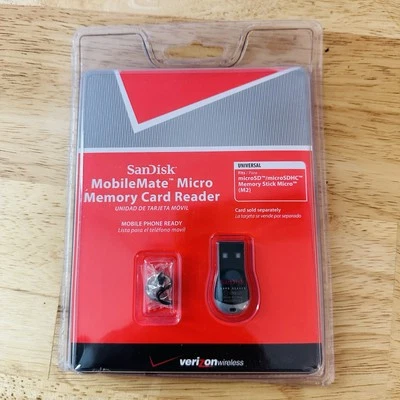SanDisk MobileMate Micro Memory Card Reader(Verizon Wireless)FREE 1ST CLASS SHIP - Image 1 of 2