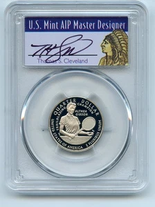 2025 S 25C Clad Althea Gibson Quarter PCGS PR70DCAM FS Cleveland Native - Picture 1 of 1
