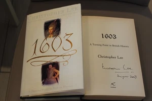 *Signed & Dated 1st Ed* CHRISTOPHER LEE '1603' HB (This Sceptered Isle/ Tudors) - Picture 1 of 1