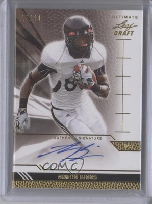 2011 Leaf Ultimate Draft Gold /20 Armon Binns #U-AB1 Auto - Image 1 of 2
