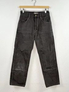 Rudy Jude Utility Jeans Adult Size 2 Beach Clay Gray 26x26 Organic Double Knee - Picture 1 of 11