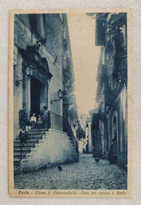 AK Cosenza Paola Kirche San Franceschello gereist 1933 Kleinformat - Bild 1 von 14