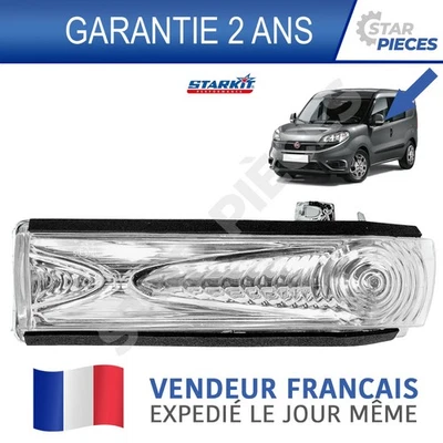 Clignotant rétroviseur gauche conducteur DOBLO 2 COMBO D 71765449 95511536 - Photo 1/4