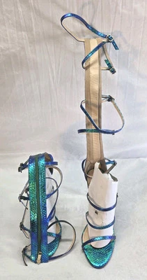 Sandalias Liliana para mujer talla 10 azul gladiador nuevas con etiquetas  Foto 1 de 4