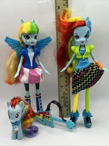 My Little Pony Equestria Girls Doll Lot Rainbow Dash Hasbro Lot - Bild 1 von 16