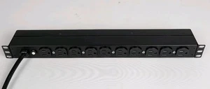 APC Basic Rack PDU 19" 10-Outlet 120V 12A 50/60Hz Power Distribution Unit - Picture 1 of 11