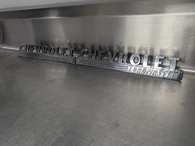 1947-1953 Chevy Truck Suburban Hood Emblems Load master  - Image 1 of 4