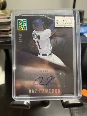 2022 Capstone Auto 20/99 #AU-DC Daz Cameron - Detroit Tigers RC - Image 1 of 2