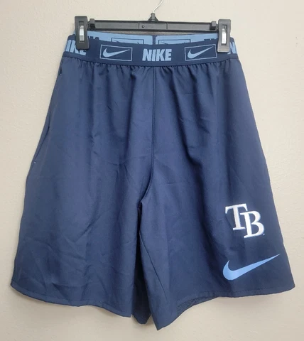 Nike MLB Tampa Bay Rays Dri-Fit Prime Time Logo Practice Shorts Men Size XXL New Cover