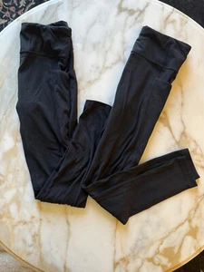 Athleta Girl lot of 2 Black ankle length Leggings, XL/14 - Picture 1 of 7