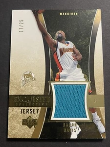 2004-05 Exquisite Collection Platinum Jersey Patch #25-J Baron Davis 17/25 - Picture 1 of 2