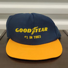 Vtg 90s Goodyear #1 In Tires Racing Adjustable Snapback USA Made Trucker Hat Cap