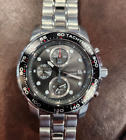 Seiko Men's Watch 7T62-0HAO Chronograph Diver's Quartz GRAY Dial Japan 771337