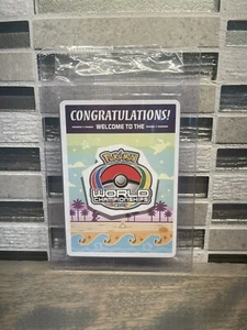 2017 Pokémon Anaheim World Championships Player Participation Promo Pack Sealed - Picture 1 of 2