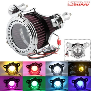 MINI Air Cleaner Intake Filter w/ LEDs For Harley Road Glide Electra Glide 08-16 - Afbeelding 1 van 15