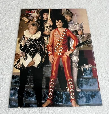 QUEEN 1984 MERCURY MAY Clipping Poster Swedish Music magazine Okej 1980s - Image 1 of 4