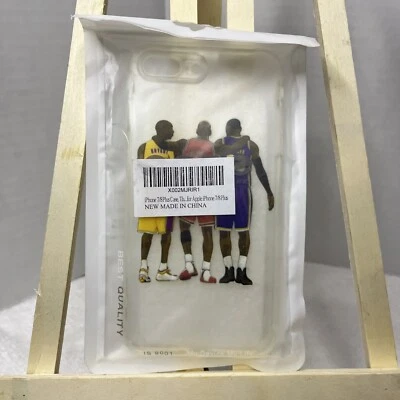Capa para iPhone 8 Plus/7 Plus. Jordan, Bryant, James basquete NBA novo transparente - Imagem 1 de 3