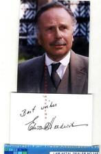 Edward Hardwicke vintage signed card AFTAL#145